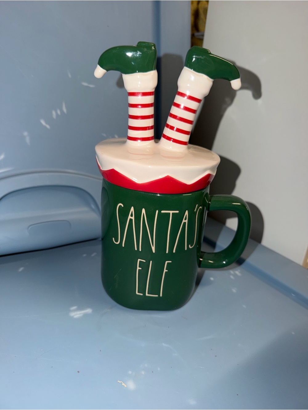 Rae dunn Santa’s elf mug - yes